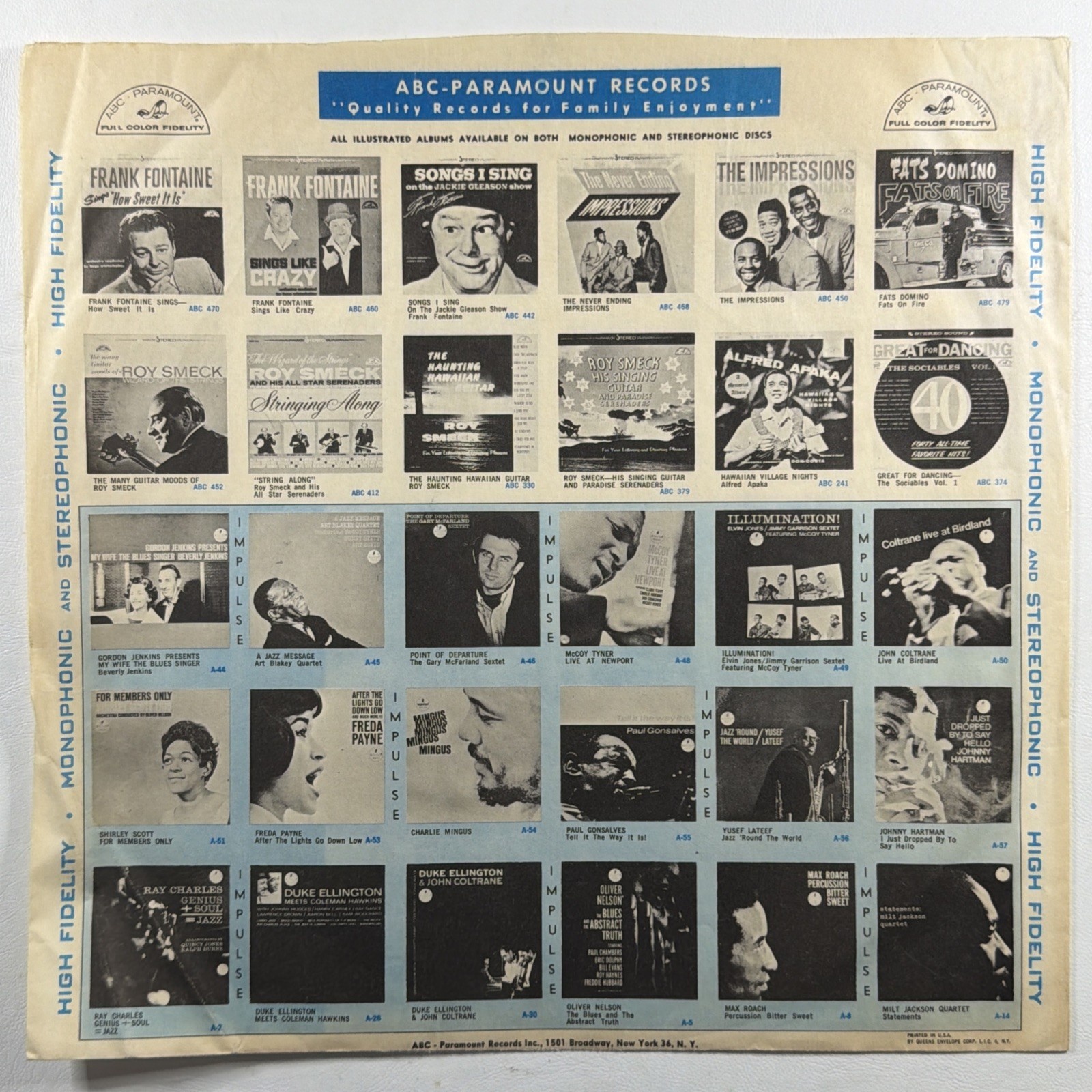 John Cale - Sabotage/Live LP Spy Records SP 004 EX 1979 Promo - Image 5