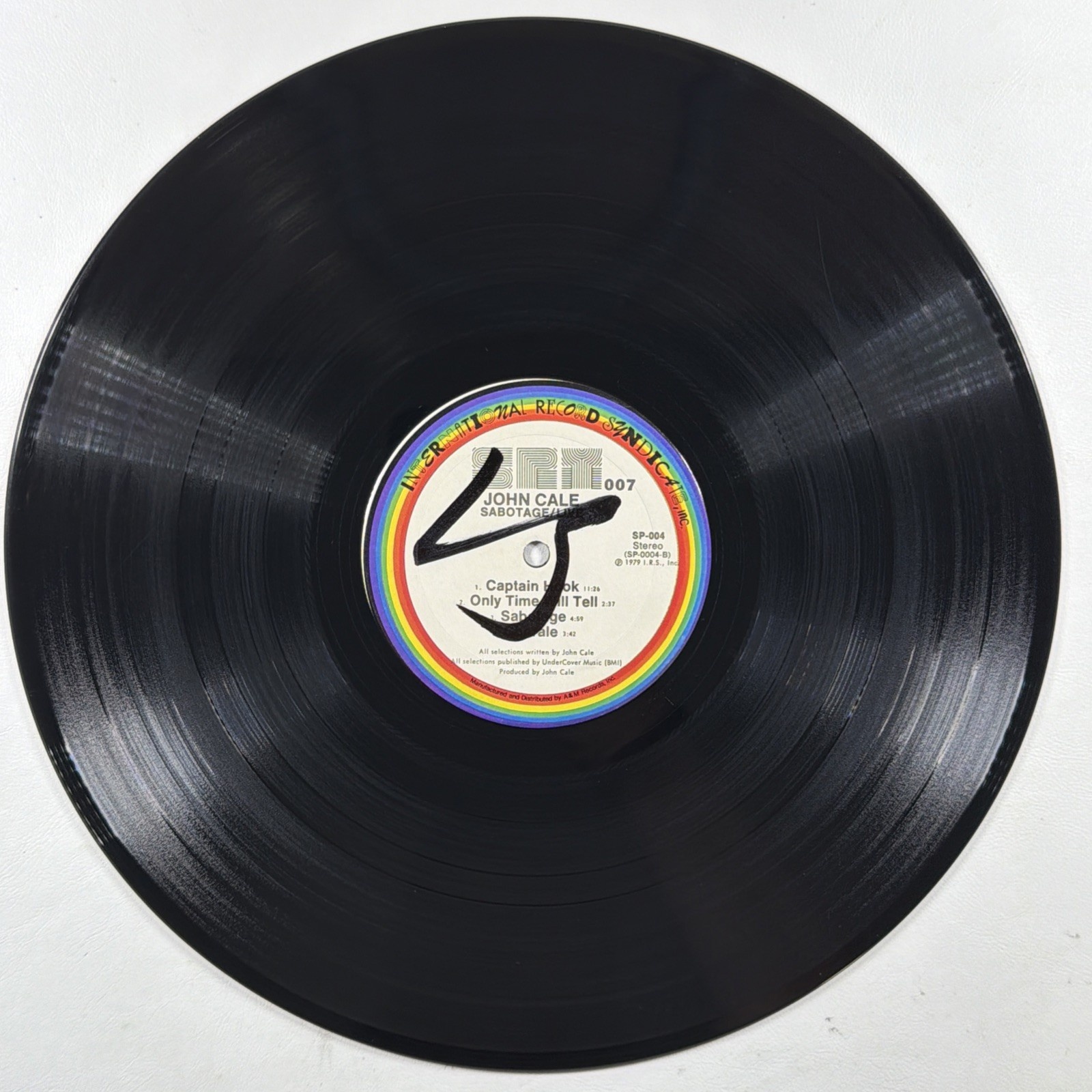 John Cale - Sabotage/Live LP Spy Records SP 004 EX 1979 Promo - Image 7