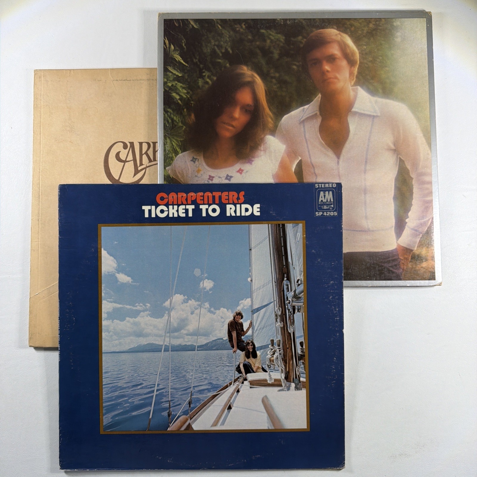 Carpenters (3 Album Bundle) Self Titled, Horizon, Ticket To Ride VG+