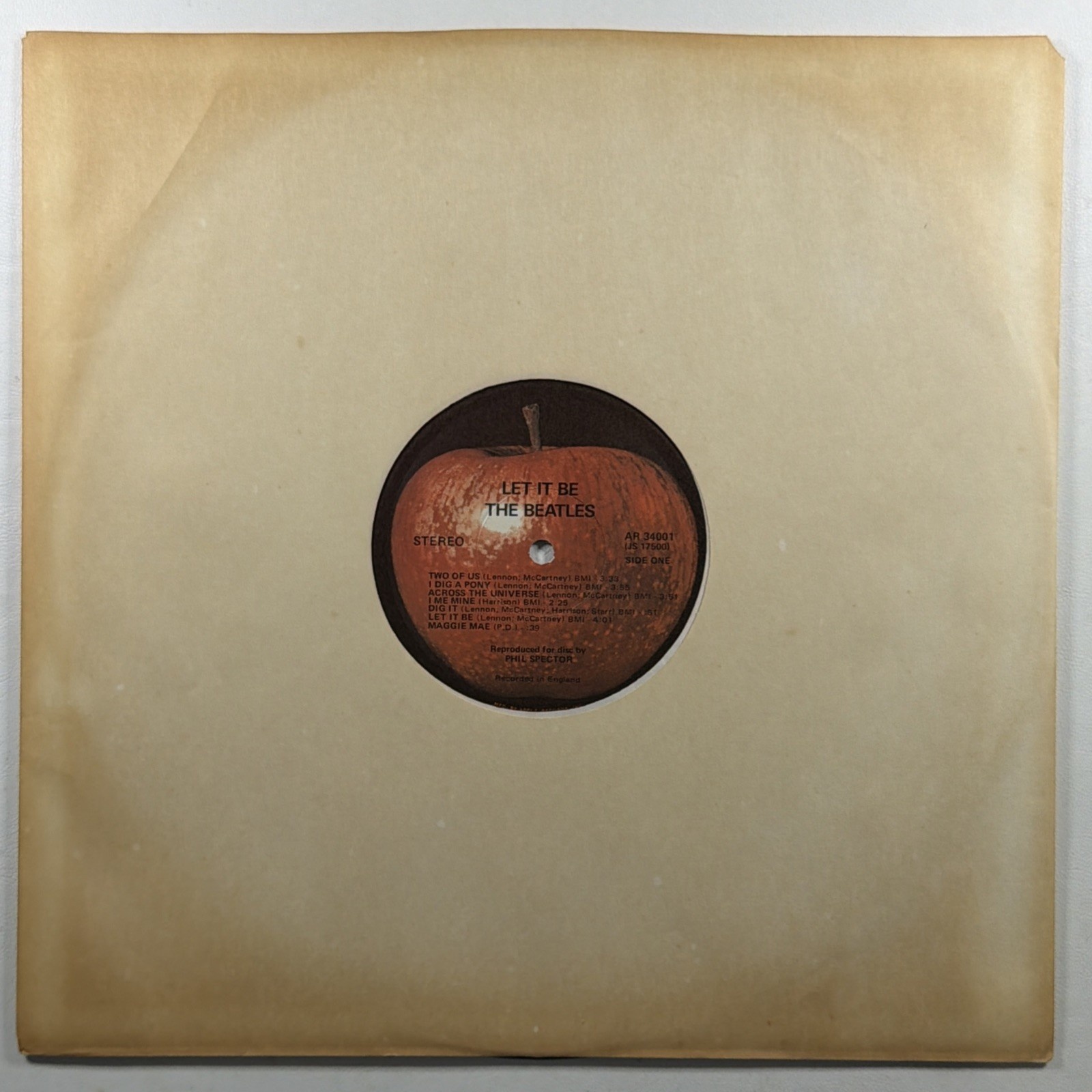 The Beatles - Let It Be LP Apple AR 34001 EX 1970 Cut Corner Gatefold Get Back - Image 5