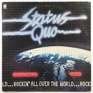 Status Quo - Rockin' All Over The World LP Capitol ST 511749 VG+ 1977 Live