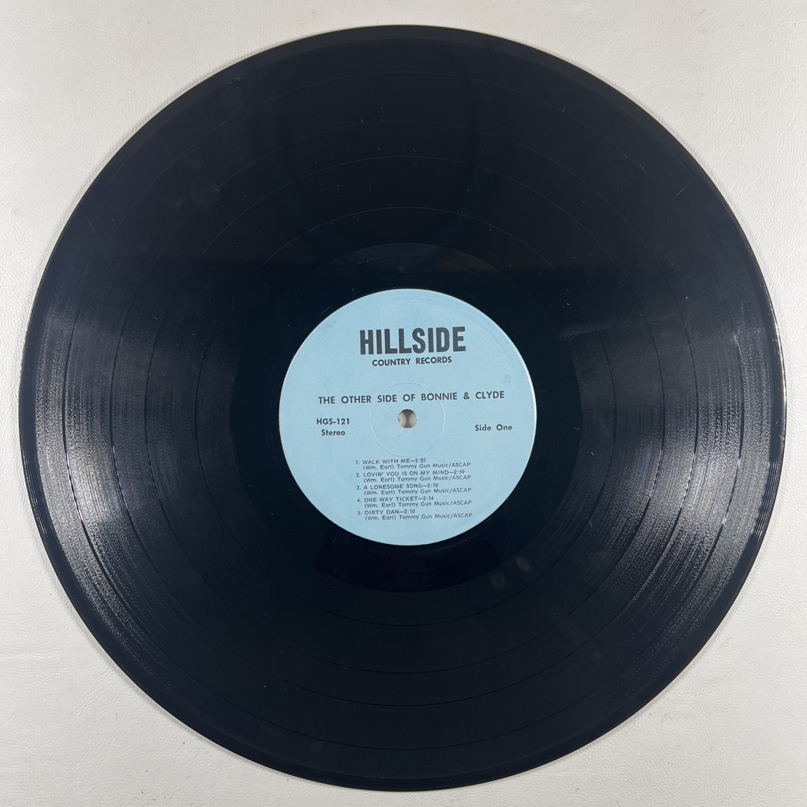 Bonnie & Clyde - The Other Side Of Bonnie & Clyde LP Hillside VG Autographed - Image 6